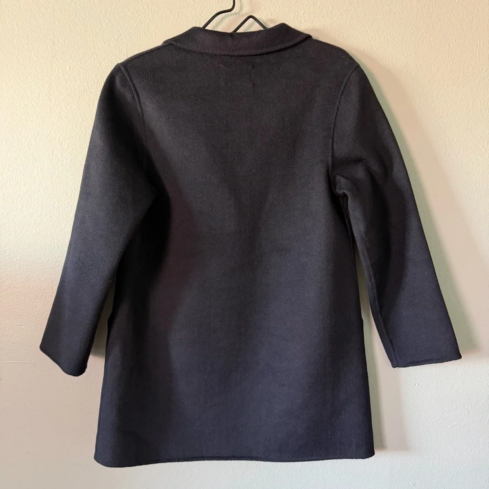 Zara Navy Blue Wool Blend Boys Coats Size 13-14